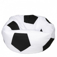 Кресло Мяч ФАЙЛ  бело-черный размеры XL